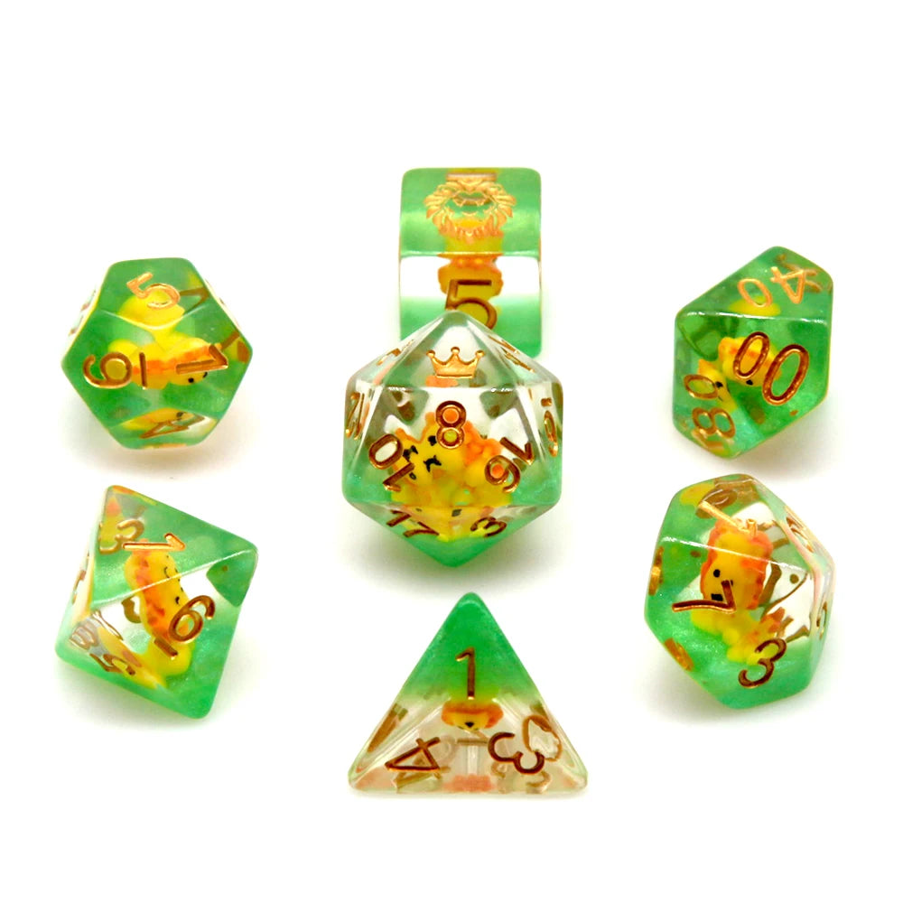 Sweet Strawberries & Steppe Lions Dice Set