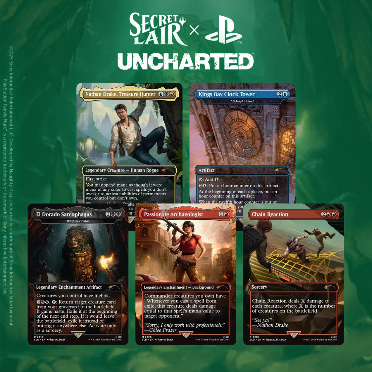 Magic the Gathering Secret Lair x Uncharted (Non-Foil Edition)