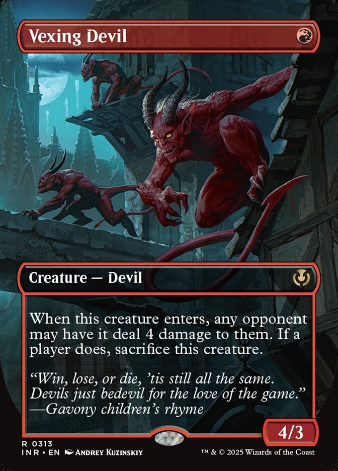 Vexing Devil - [NM] - Borderless Foil