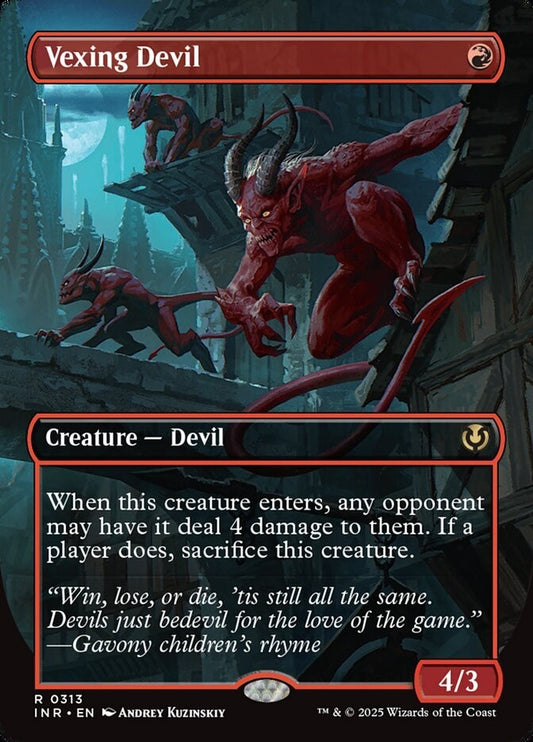 Vexing Devil - [NM] - Borderless Foil