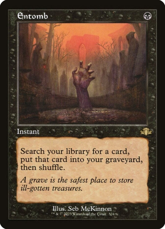 Entomb (Foil Retro Frame) - Dominaria Remastered - [NM]