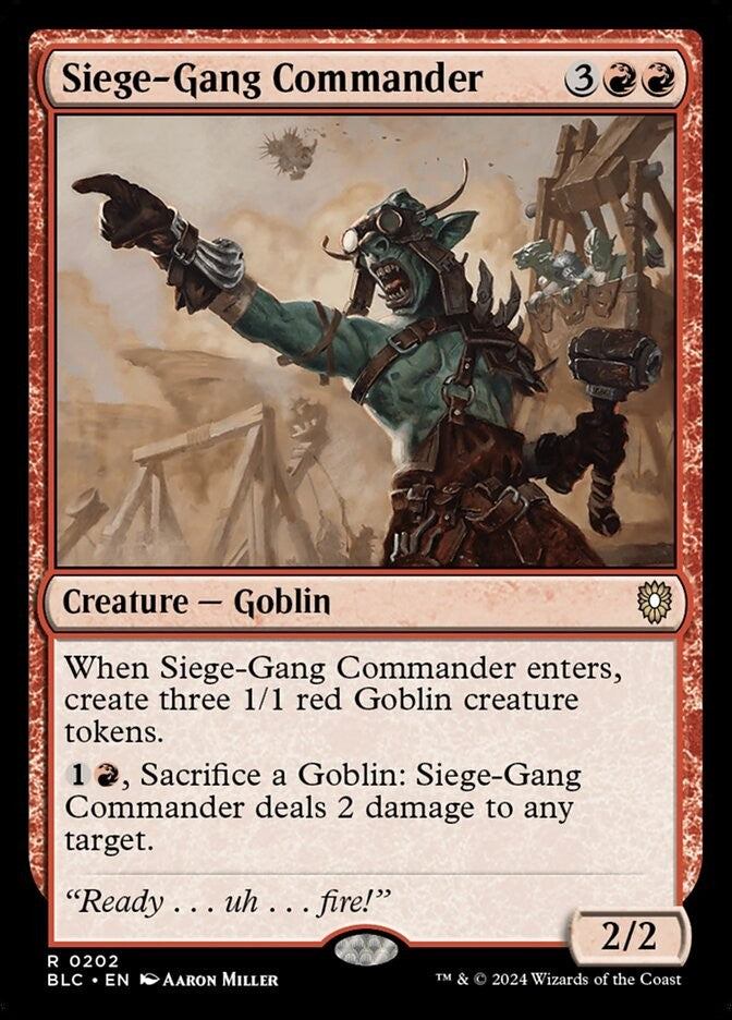 Siege-Gang Commander - [NM]