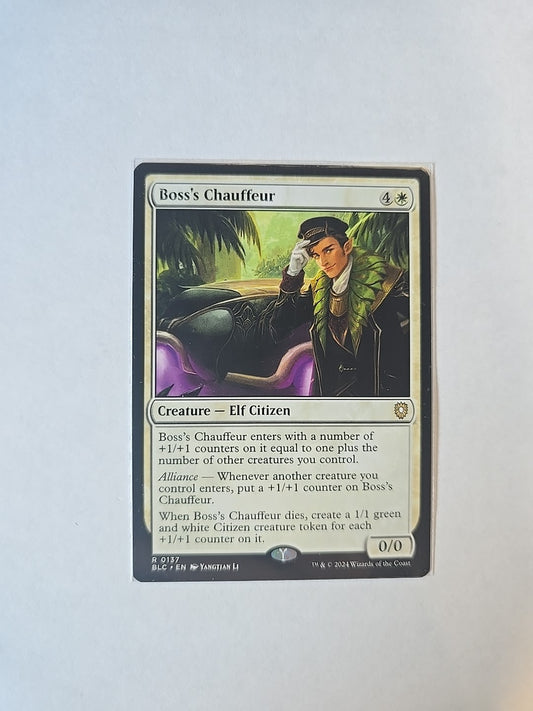 Boss's Chauffeur Commander: Bloomburrow Regular