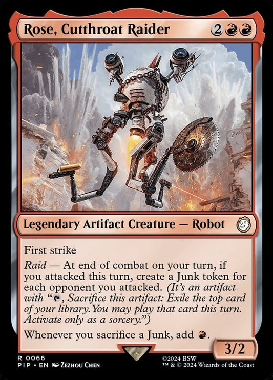Rose, Cutthroat Raider - [NM]