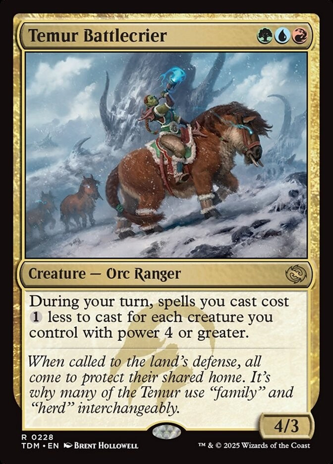 [NM] Temur Battlecrier - Foil