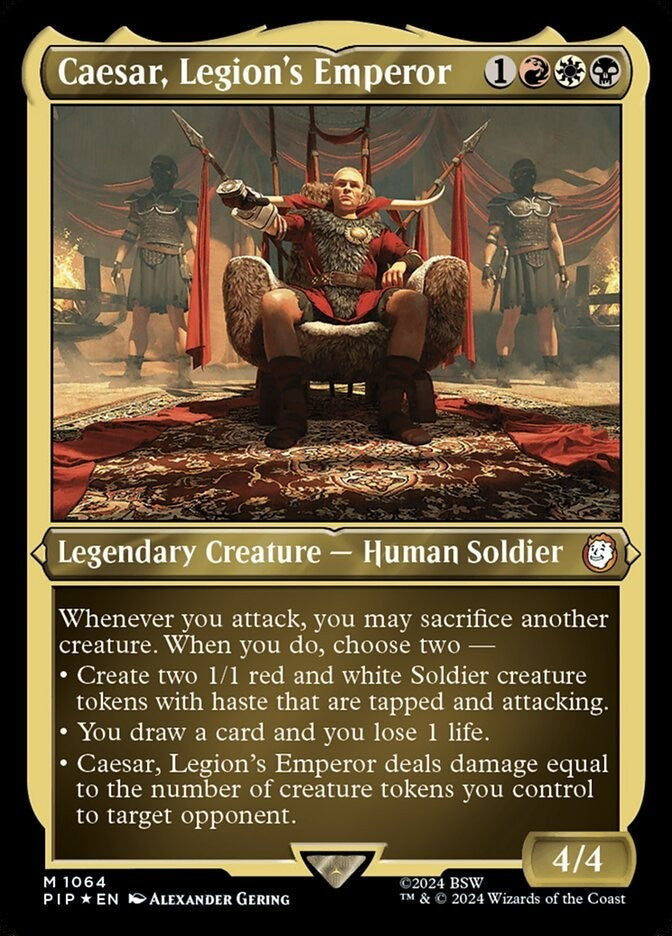 [NM] Caesar, Legion's Emperor - Etched Foil