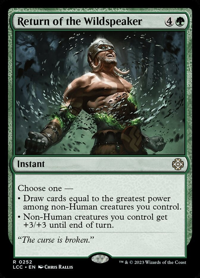 Return of the Wildspeaker - [NM]