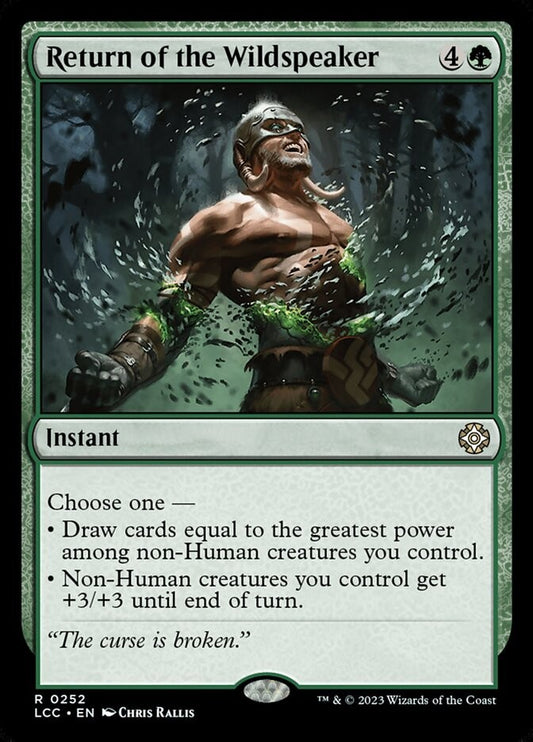 Return of the Wildspeaker - [NM]