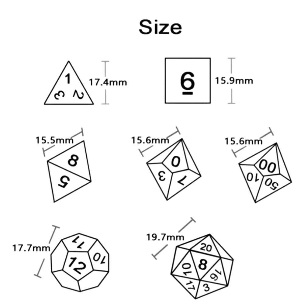 Arcane Glyphs Dice Set