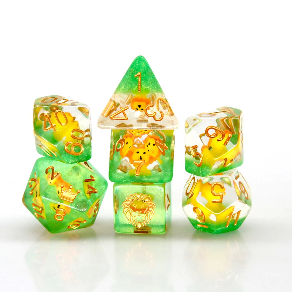 Sweet Strawberries & Steppe Lions Dice Set